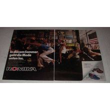 1977 2-page Romika Shoes Ad - in German