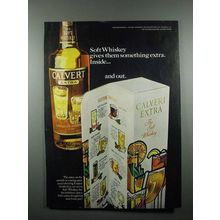1977 Calvert Whiskey Ad - Something Extra Inside