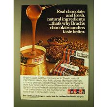 1979 Brach's Chocolate Candy Ad - Fresh Natural