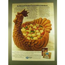 1980 Blue Diamond Almonds Ad - Chicken Casserole