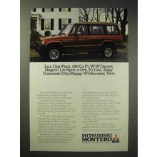 1989 Mitsubishi Montero Ad - Lux One-Fam, 138 Cu Ft