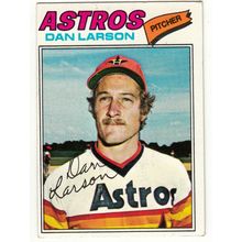 1977 Topps baseball card 641 Dan Larson - Astros