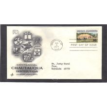 FDC Art Craft 1505 10c Chautauqua Tent (Cachet-Typed/A) CV42332