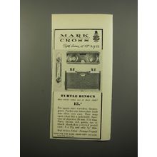 1950 Mark Cross Turtle Binocs Advertisement