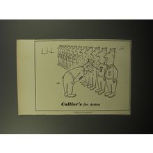 1951 Collier's Magazine Advertisement - cartoon by Virgil Partch - Soldiers