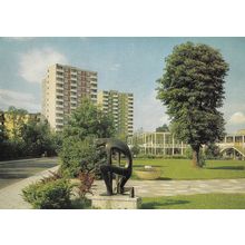 Houses in Munich Bogenhausen Estate 1980s Munchen Postcard