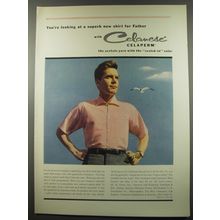 1955 Celanese Celaperm Advertisement - Lancer of California Shirt