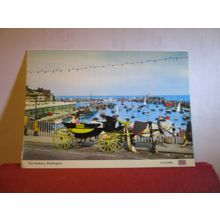 THE HARBOUR, BRIDLINGTON, YORKSHIRE unused postcard by E T W Dennis =
