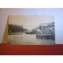 CLIFTON BRIDGE, BRISTOL used antique postcard by Frith. c.1909 pm =