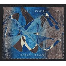 UN New York Intl Peace Day Roul Block of 4 1993 MNH SG#639-642
