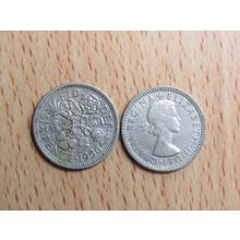 GB 1956 Elizebeth II Sixpence 6d Coin