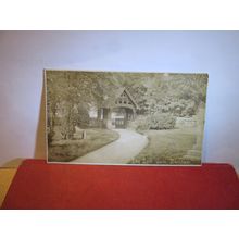 THE LYCH GATE, EASTHAM, CHESHIRE used antique postcard RP 1922 pm =