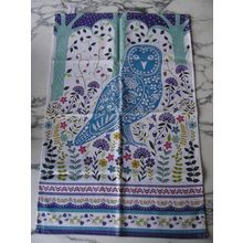 Cotton Tea Towel Ulster Weavers Woodland Owl 100% Cotton Blue