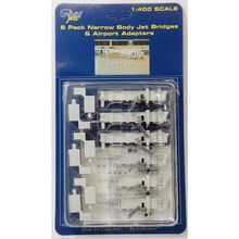 AIR BRIDGE SET 1 (6 NARROW BODY) - GEMINI JETS GJARBRDG1 1/400