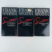 Frank Sinatra A Man And His Music 3 VHS Video Tape Lot