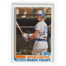 1982 Topps Robin Yount baseball card #435 – Brewers