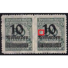 GERMANY REICH [1923] MiNr 0336 BP HT ( **/mnh ) [01] 2er