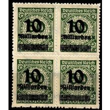 GERMANY REICH [1923] MiNr 0336 BP ( **/mnh ) [02] 4er