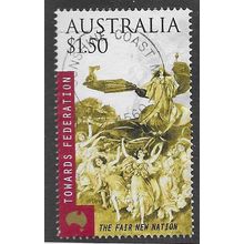AUS 2000 $1.50 ' CENTENARY OF COMMONWEALTH OF AUSTRALIA' FINE USED (EBID68-343)