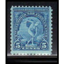 719 5c Discuss Thrower Barely Clears MNH Z0879