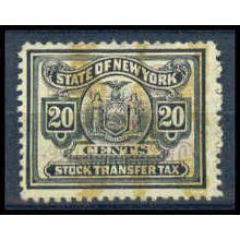 Used Revenue 20c N.Y. Stock Transfer Fine WA2771