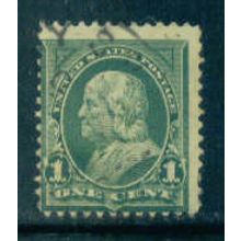 Used 279 1c Benjamin Franklin Average M04297