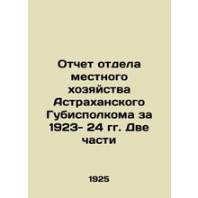 Report of the Department of Local Economy of the Astrakhan City Executive Commi