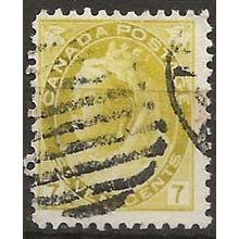 1897 SG160 7c Greenish-Yellow Good+ Used ..