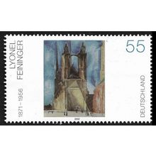 GERMANY 2002 Painter Feininger Sc#2184 USED @M539