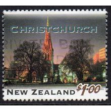 New Zealand 1995 New Zealand by Night - Christchurch $1 Used