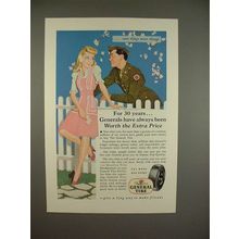1944 General Tire Ad - Worth the Extra Price