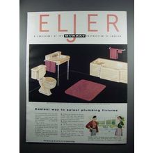 1954 Eljer Bathroom Fixtures in Coral Blush Ad