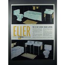 1954 Eljer Plumbing Fixtures Ad - Meet Customer Demands