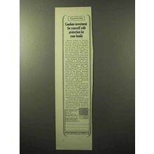 1964 New England Life Insurance Ad - Protection