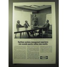 1964 Raytheon Systems Management Ad