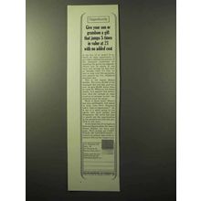 1964 New England Life Insurance Ad - Gift Jumps Value