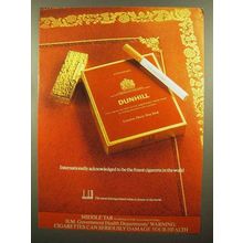 1979 Dunhill Cigarettes Ad - Finest in the World