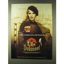 1979 Dubonnet Aperitif Ad - Pia Zadora