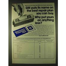 1979 General Motors Ad - Best Repair Plan You Can Buy