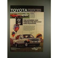 1986 Toyota Standard Bed Truck Ad - Pleasure!