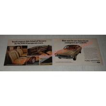 1973 Ford Maverick Ad - You'd expect this kind of luxury in $6,500 European cars