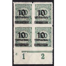 GERMANY REICH [1923] MiNr 0336 BP ( **/mnh ) [03] 4er