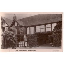 THE COMMANDERY, WORCESTER , used vintage postcard 1925 by Joseph Littlebury =
