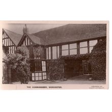 THE COMMANDERY, WORCESTER , used vintage postcard 1925 by Joseph Littlebury =