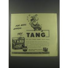 1946 Cudahy's Tang Meat Ad - For meal appeal
