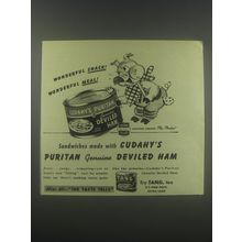 1946 Cudahy's Tang Meat Ad - Wonderful snack! Wonderful meal!