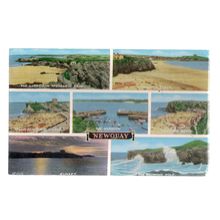 multiview, NEWQUAY, CORNWALL. used postcard. by Valentine & Sons 1963 pm =