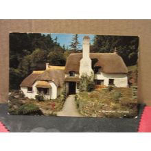 A SELWORTHY COTTAGE, SOMERSET. unused vintage postcard by J. Salmon #