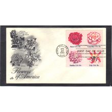 FDC Art Craft 1876-1879 18c Flowers (Cachet-U/A) CV00290