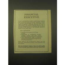 1966 Coopers & Lybrand Ad - Financial Executive